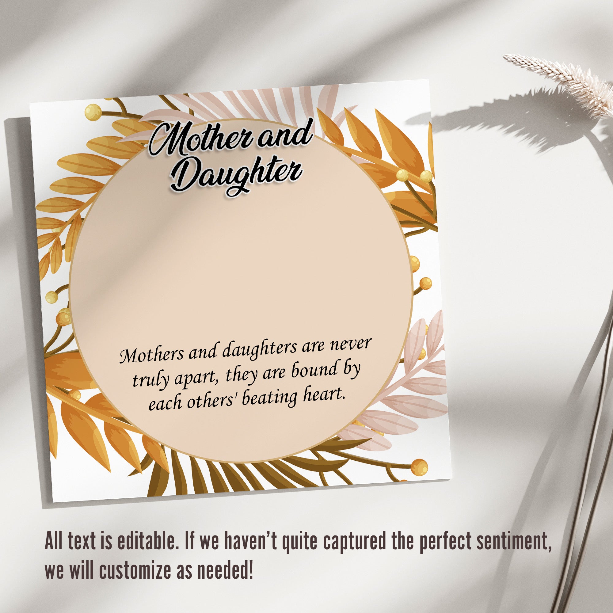 Elegant Mother and Daughter Infinity Knot Necklace - Personalized Gift with Heartfelt Message for Birthdays, Anniversaries, and Special Occasions - Image 3