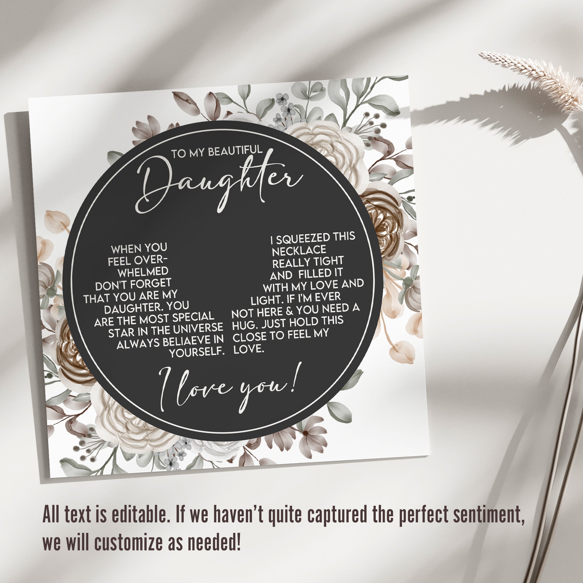 Personalized Daughter Necklace with Heartfelt Message Card - Elegant Knot Design, Premium Silver Craftsmanship - Ideal for Birthdays & Special Occasions - Image 3