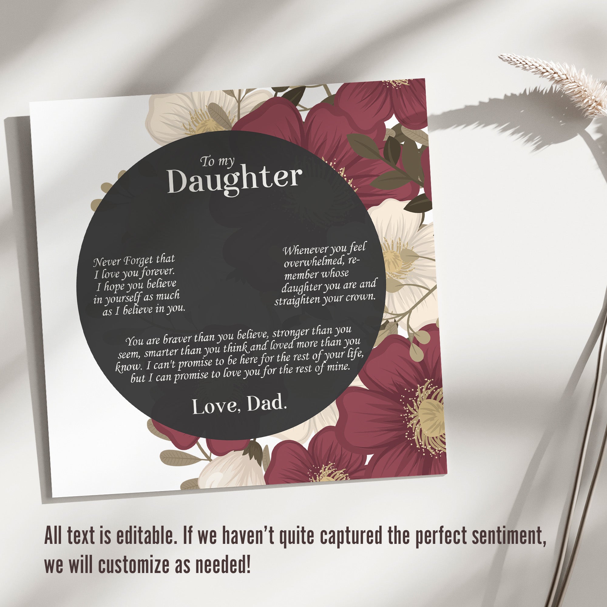 Personalized Infinity Knot Necklace with Heartfelt Message Card - Crafting Lasting Connections for Daughters - Image 3