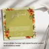 Personalized Girlfriend Necklace with Heartfelt Message Card – Elegant Knot Design for Special Occasions - Image 3