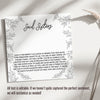 Elegant "Soul Sisters" Infinity Knot Necklace - Personalized Gift for Best Friends, High-Quality Silver Craftsmanship with Meaningful Message Card - Image 3