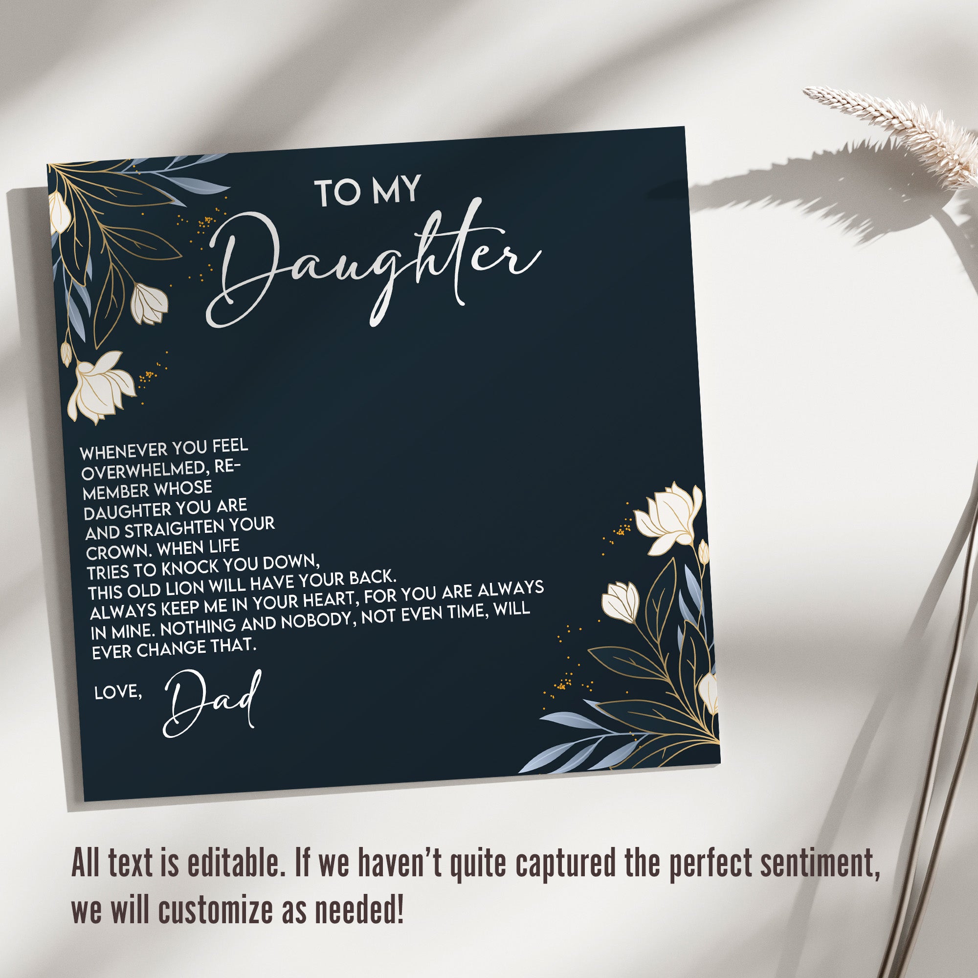 Personalized "To My Daughter" Infinity Knot Necklace – Sterling Silver Craftsmanship with Inspirational Message Card for Meaningful Gift-Giving - Image 3