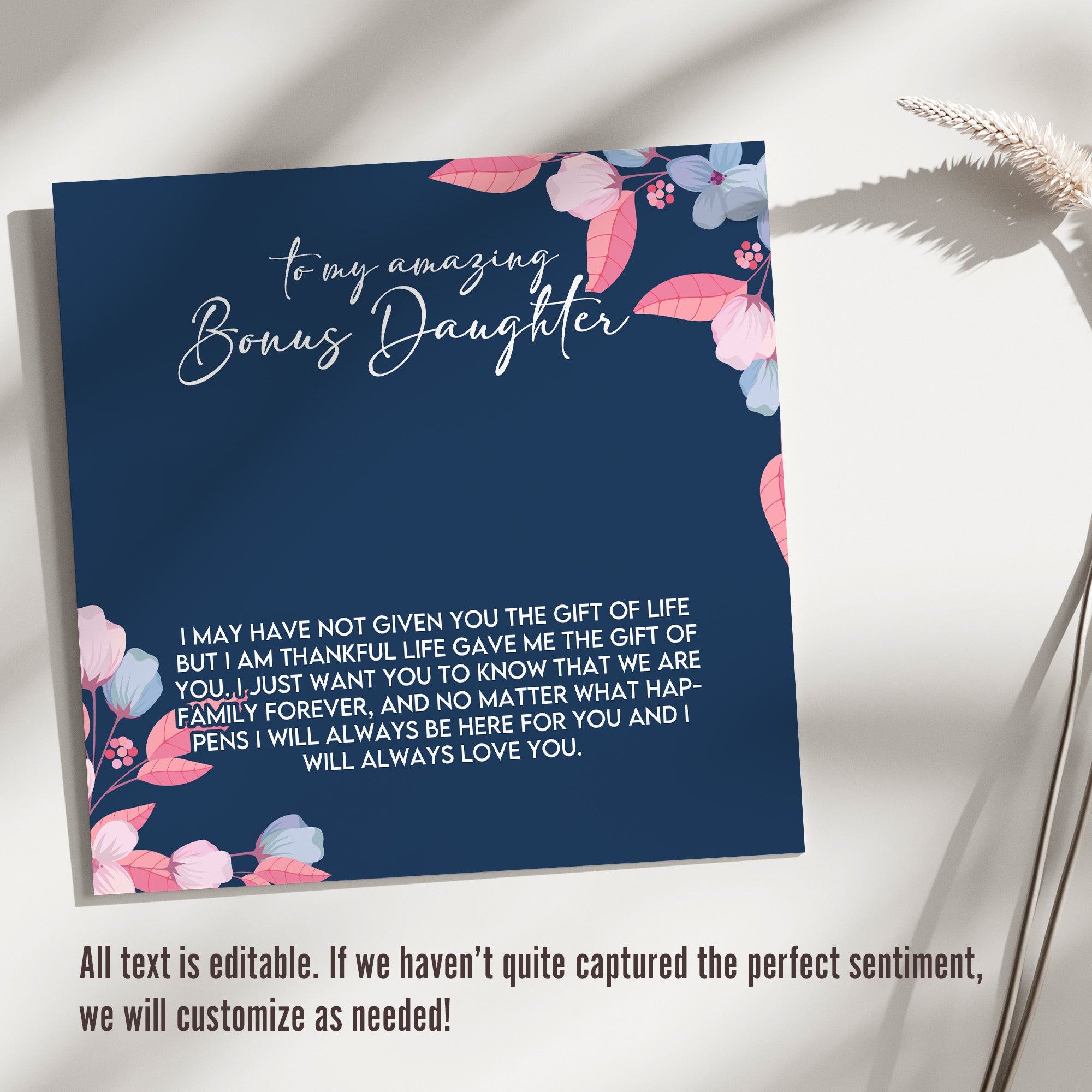 Personalized "Bonus Daughter" Knot Necklace - Artisan Craftsmanship, Sterling Silver Jewelry Gift for Stepdaughters - Image 3