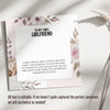 Personalized Necklace with Heartfelt Message Card for Son's Girlfriend - Elegant Silver Knot Design - Image 3