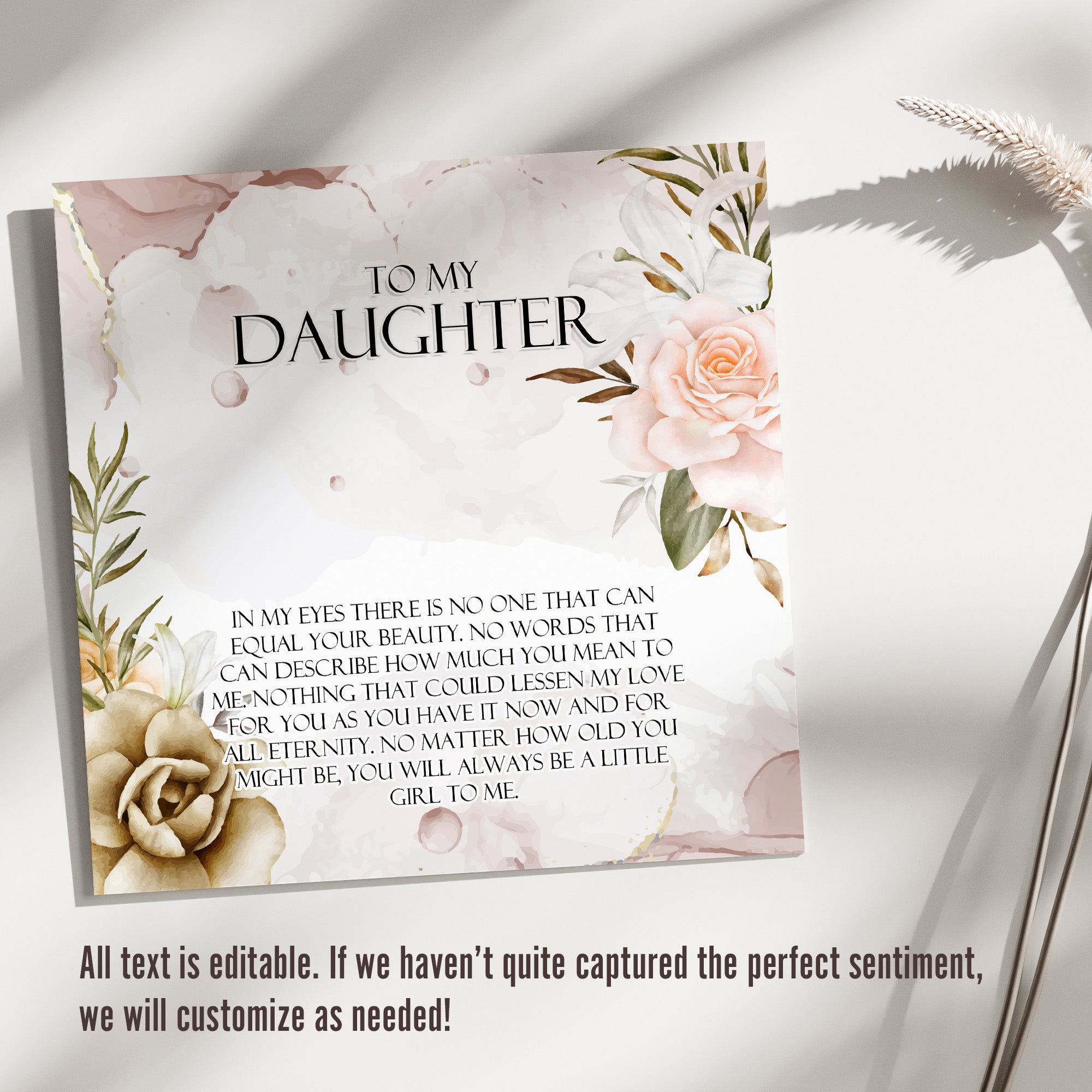 Elegant Silver Knot Necklace with Personalized Message Card – Perfect Gift for Daughters, Weddings, Birthdays - Image 3