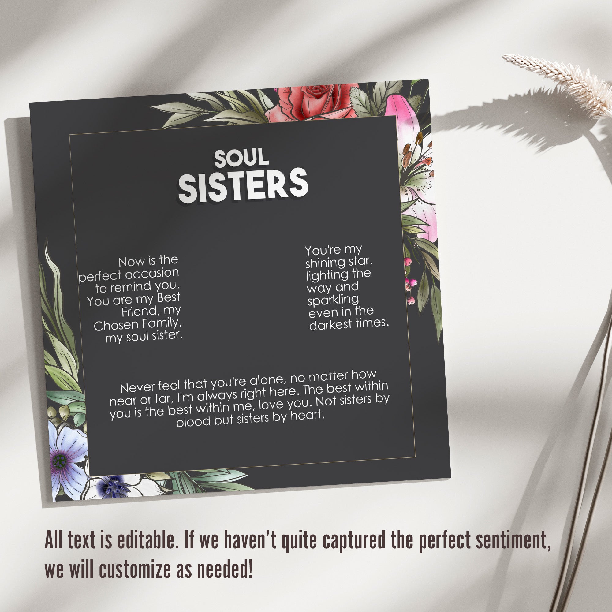 Elegant Soul Sisters Knot Necklace - Personalized Jewelry Gift for Best Friends, Crafted with Love and Premium Materials - Image 3