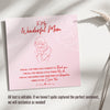 Personalized "To My Wonderful Mom" Sterling Silver Necklace with Heartfelt Message Card – Perfect Mother's Day or Birthday Gift - Image 3