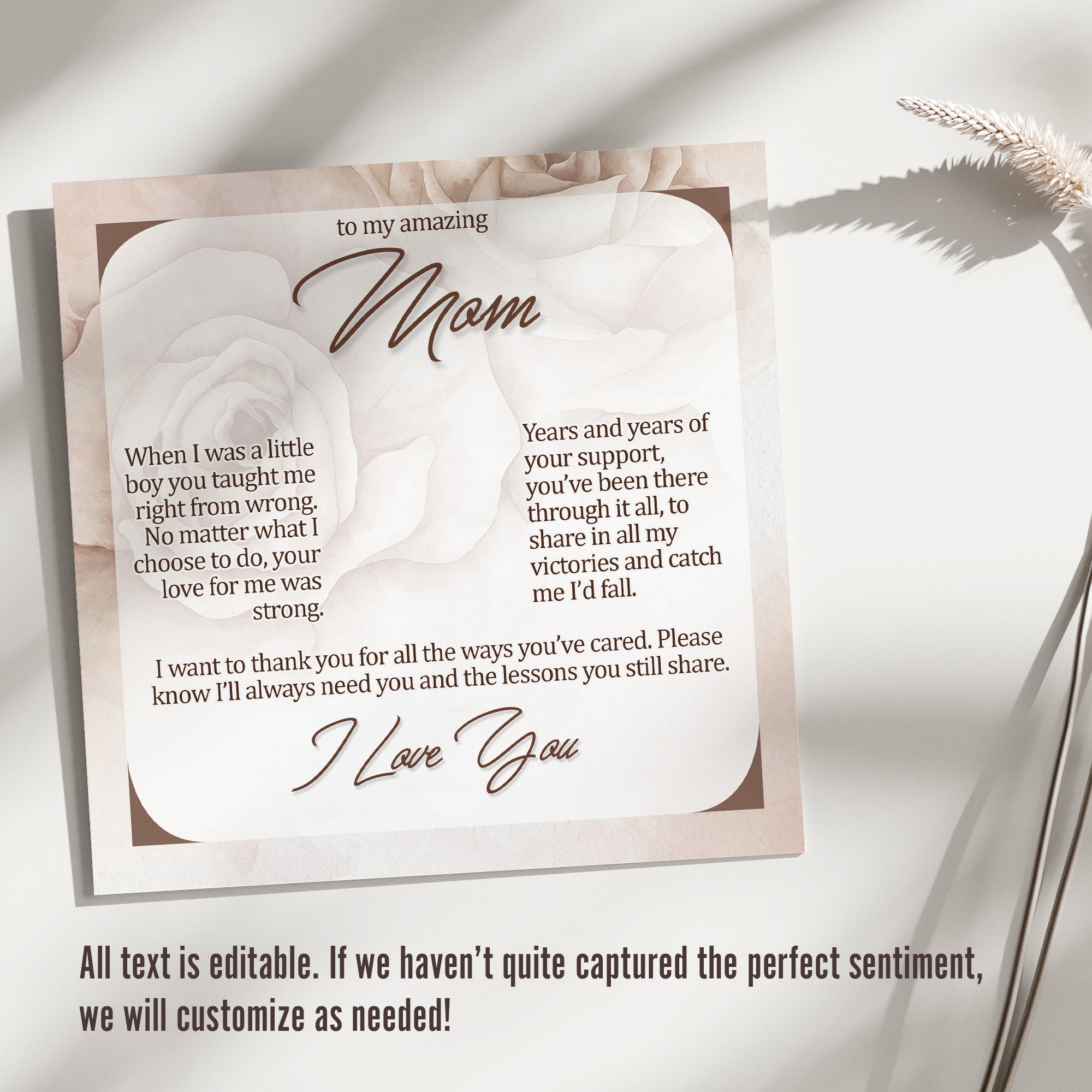 Personalized Mom Necklace with Heartfelt Message Card - Sterling Silver Infinity Knot for Mother's Day or Birthday Gift - Image 3