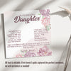 Elegant Personalized Necklace for Daughter – Thoughtful Gift with Heartfelt Message and Premium Craftsmanship - Image 3