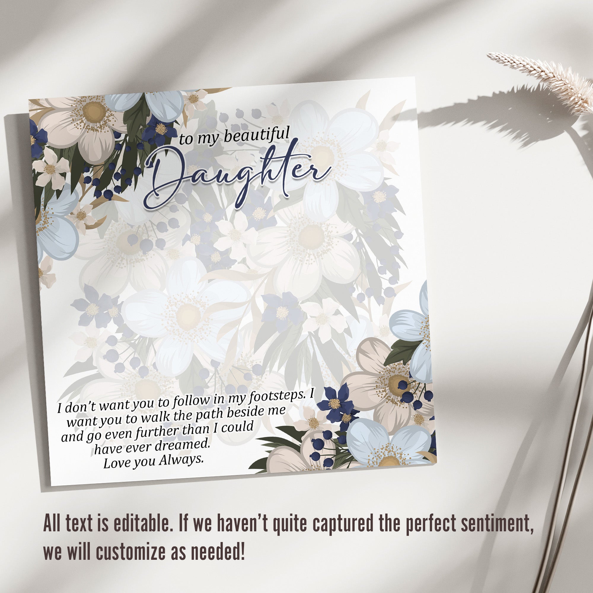 Personalized Daughter Necklace with Inspirational Message Card - Sterling Silver Artisan Knot Pendant - Thoughtful Gift for Any Occasion - Image 3