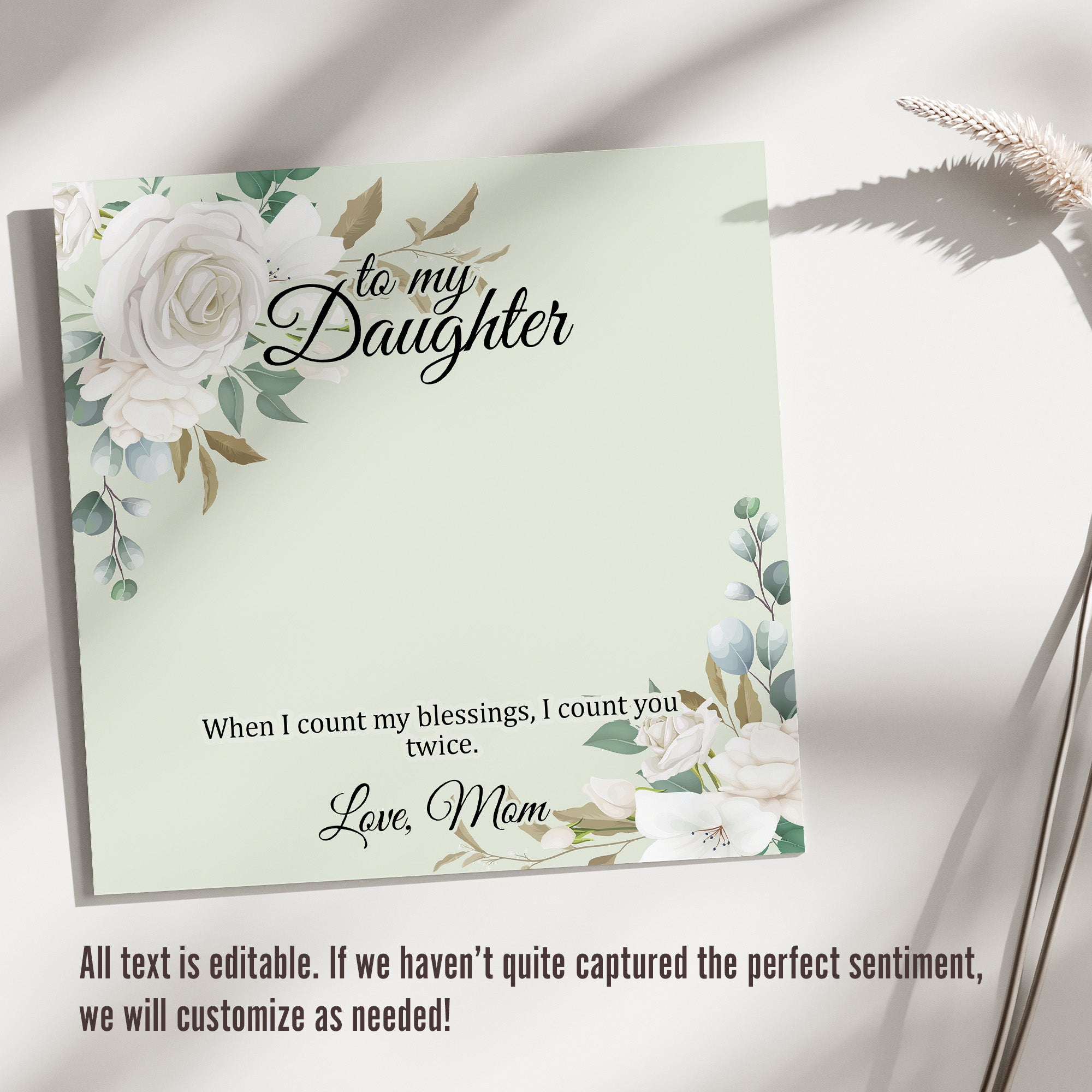 Personalized Daughter Necklace with Message Card – Elegant Silver Love Knot Design with Heartfelt Sentiment - Image 3