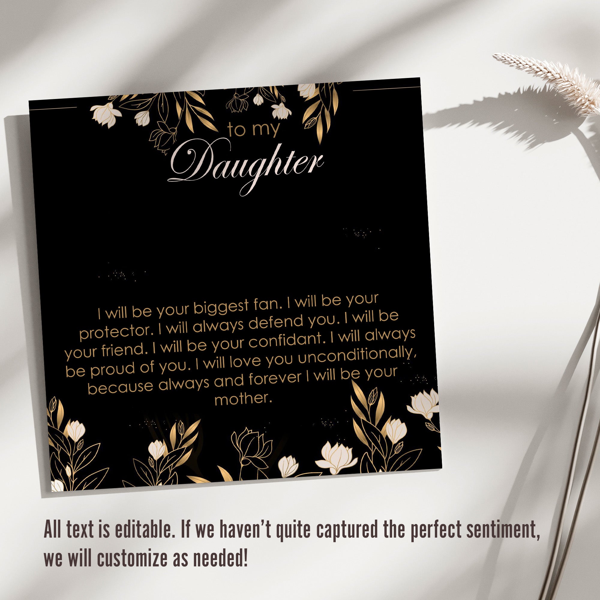 Elegant Personalized Necklace for Daughter – Sterling Silver Knot Pendant with Heartfelt Message Card - Image 3