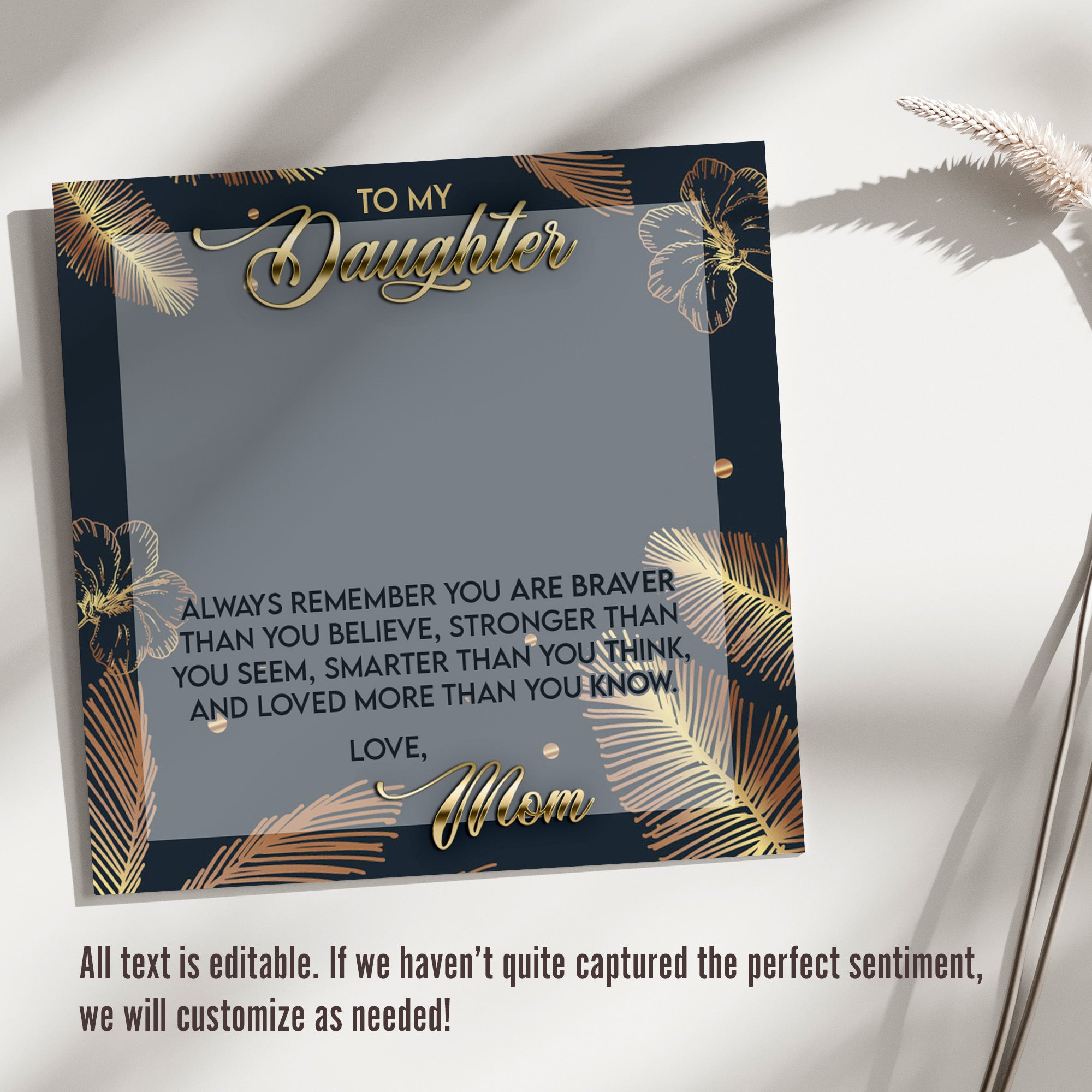 Elegant Personalized Knot Necklace with Message Card for Daughter - Premium Craftsmanship & Sentimental Gift from Mom - Image 3