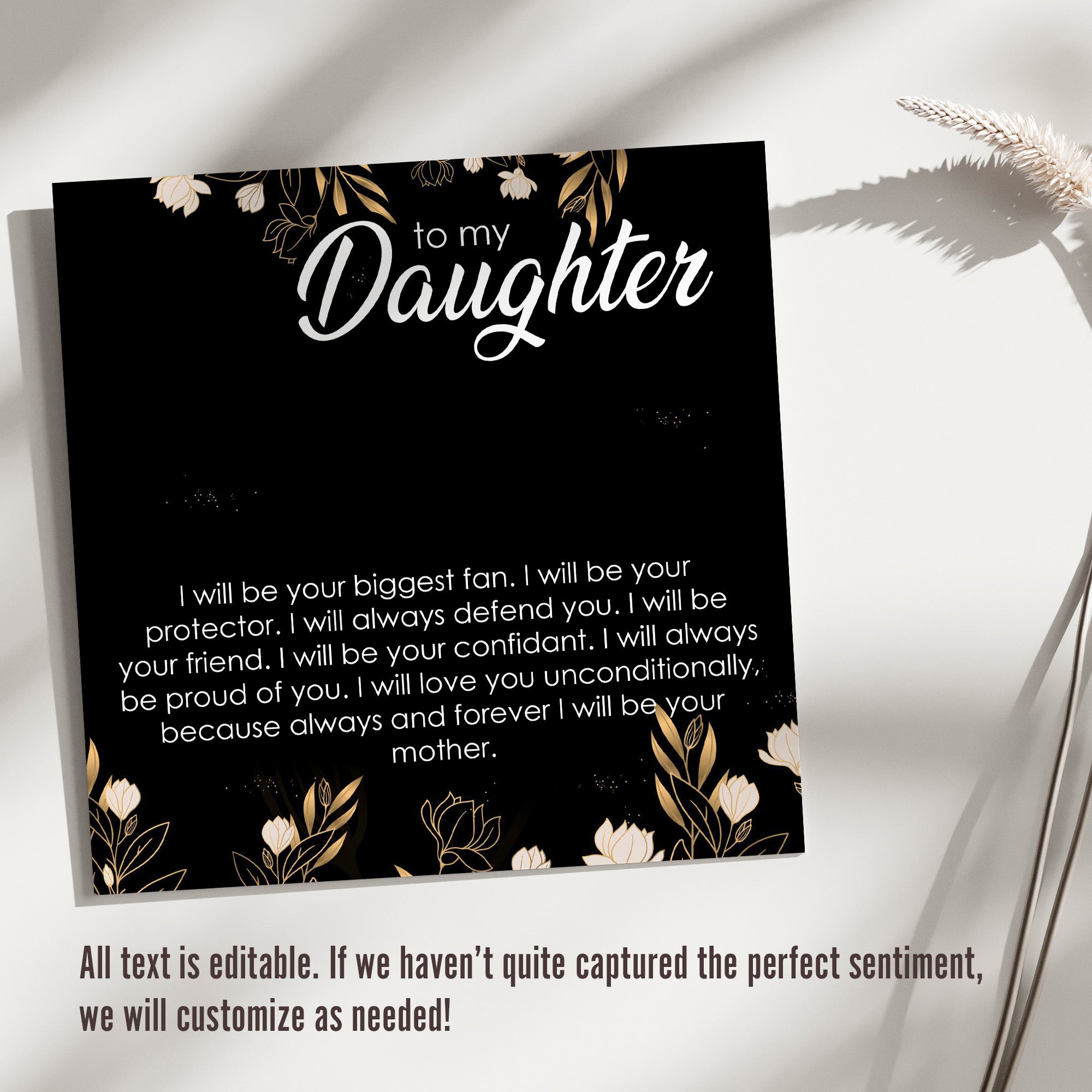 Personalized Sterling Silver Love Knot Necklace for Daughter with Heartfelt Message Card - Perfect Gift for Birthdays, Graduations, and Special Moments - Image 3