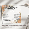 Personalized Necklace with Message Card for Wife – Thoughtful Gift for New Baby Arrival - Image 3