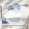 Personalized "To My Wife" Necklace with Emotional Message Card – Perfect Gift for a Special Occasion - Image 3