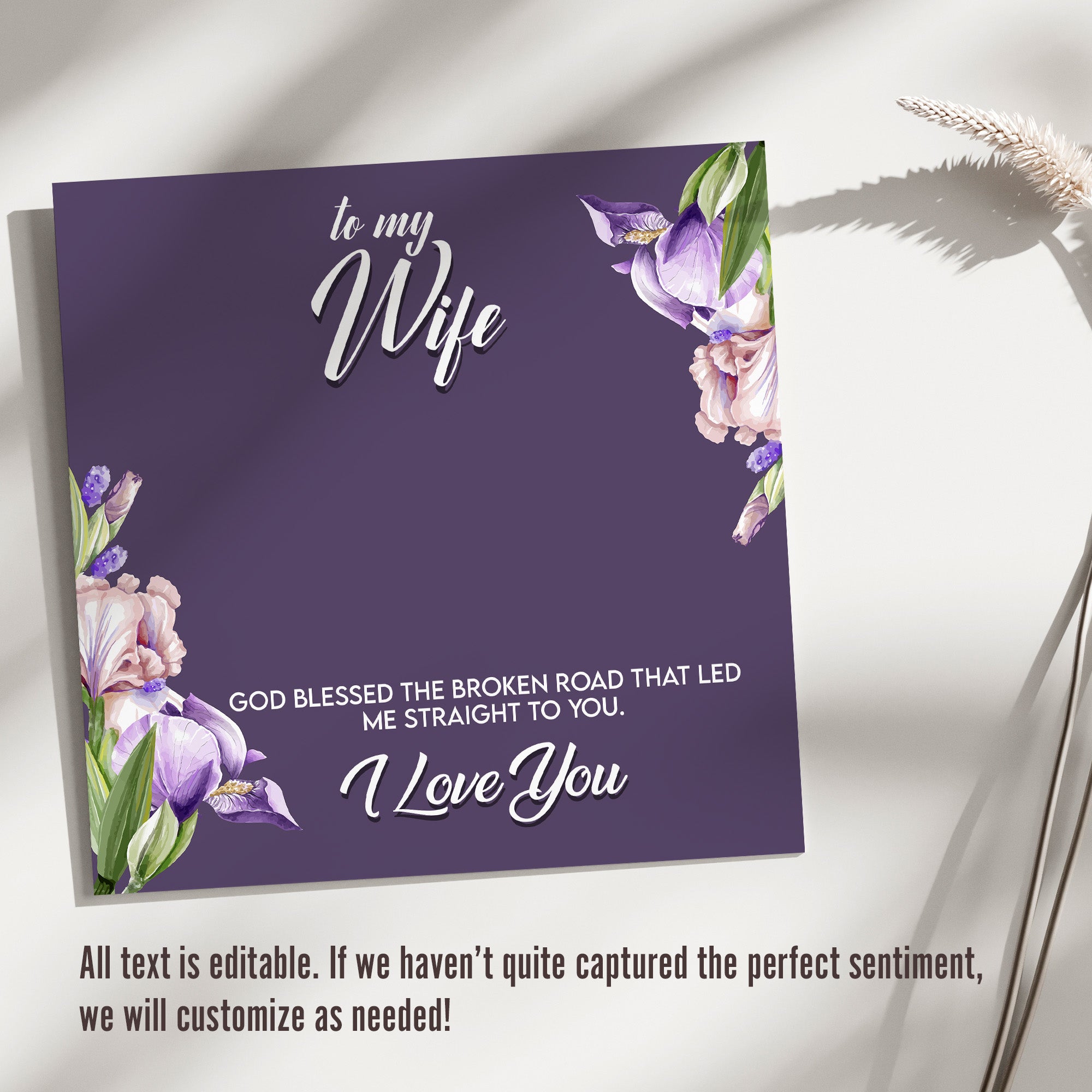 Personalized Wife Necklace with Knot Pendant and Floral Message Card - Ideal Unique Gift for Anniversaries and Birthdays - Image 3