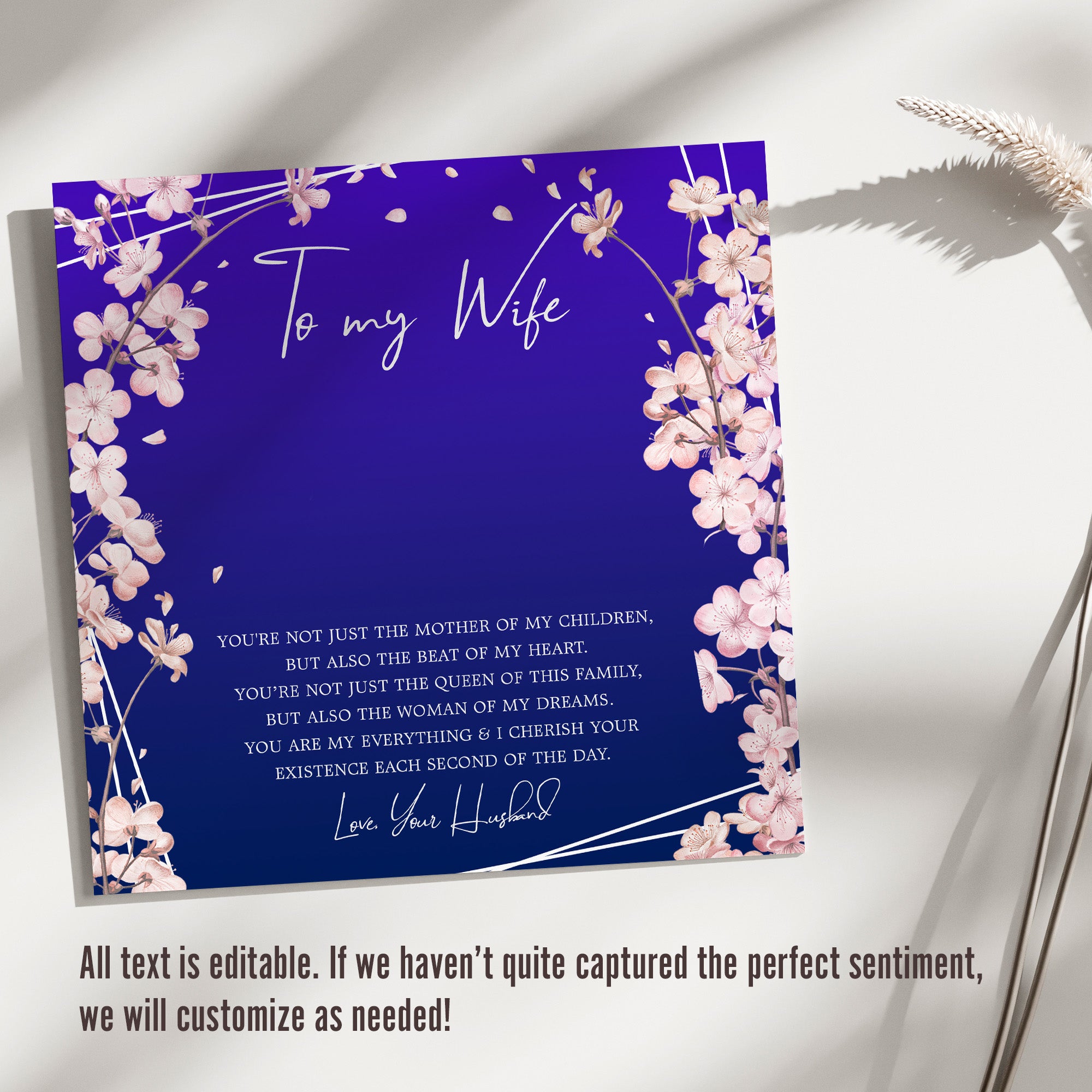 Personalized Infinity Knot Necklace with Message Card for Wife – Custom Gift of Love and Appreciation - Image 3