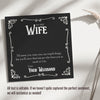 Heartfelt Wife Gift: Personalized Love Knot Necklace with Sentimental Message Card for Anniversary, Birthday & Special Occasions - Image 3