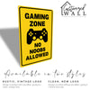 Personalized "Gaming Zone - No Noobs Allowed" Rustic Metal Sign: Perfect Handmade Gift for Gamers - Image 5