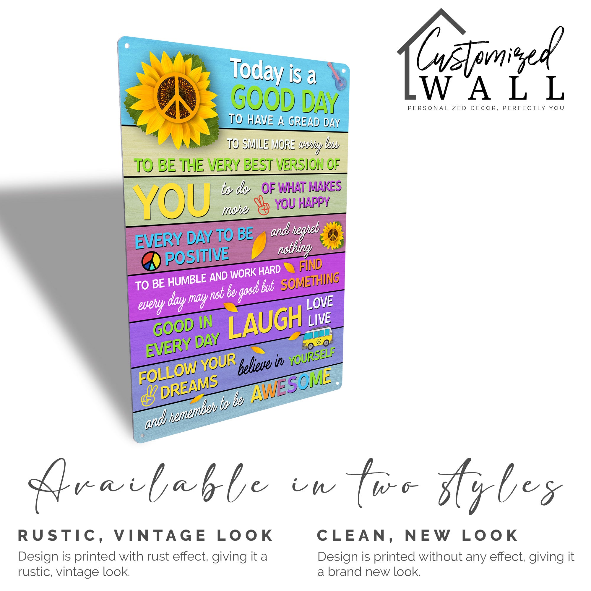 Inspirational Personalized Metal Sign - Vibrant Motivational Wall Decor for Home or Office - Perfect Gift for Friends, Family, and Loved Ones - Image 5