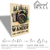 Personalized Wanderlust Camera Metal Sign - Inspirational Home Decor for Travelers and Adventurers - Image 3