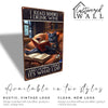 Personalized Vintage Cat Metal Sign - "I Read Books, I Drink Wine" | Perfect Gift for Book Lovers & Wine Enthusiasts - Image 4