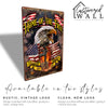 Personalized Patriotic Metal Sign - "Home of the Free" Eagle Design | Perfect Customizable Gift for Veterans & Patriotic Americans - Image 4