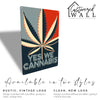 Personalized Retro “Yes We Cannabis” Metal Sign - Customizable Vintage-Inspired Gift for Cannabis Enthusiasts - Image 5
