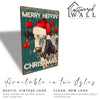Personalized Rustic Metal Xmas Sign - "Merry Heffin' Christmas" Cow Design with Vintage Charm - Image 4