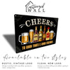 Personalized Cheers Metal Sign - Custom Bar Decor for Good Times with Friends - Image 5