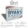 Personalized Baseball-Themed Metal Sign - "Welcome to [Name]'s Dugout" - Custom Sports Home Decor - Perfect Gift for Baseball Lovers - Image 4