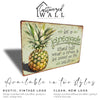 Personalized Pineapple Metal Sign - Rustic Wall Art for Home Decor & Unique Gift for Friends - Image 4