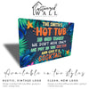 Personalized Tropical Hot Tub Metal Sign - Add a Splash of Fun and Color to Your Oasis With Custom Family Name - Image 5