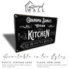 Personalized Grandma's Vegan Kitchen Metal Sign - Custom Handmade Gift for Vegans - Unique Home Decor - Image 3