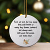 Personalized Memorial Ceramic Ornament - Heartfelt Tribute with Decorative Bird Design for Cherished Memories - Image 3