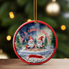 Enchanting Personalized Ceramic Ornament – Handmade Gnome Cookies Design for Christmas Delight - Image 3