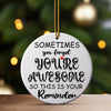 Personalized Ceramic Ornament - "You're Awesome," Handcrafted Keepsake for Inspiration & Encouragement - Image 3