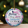 Personalized Memorial Ceramic Christmas Ornament – Customizable Remembrance Keepsake for Home Decoration - Image 3