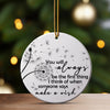 Personalized "Make a Wish" Dandelion Ceramic Ornament – Handmade Keepsake for Gift-Giving and Sentiment - Image 3