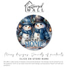 Personalized Snowman Metal Sign – Handcrafted Round Winter Decor | "Snow Place Like Home" - Customizable Holiday Gift - Image 3