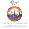 Custom Chicago Skyline Round Metal Sign - Personalized Handmade Art for Home Décor and Thoughtful Gifts - Image 3