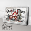 Personalized Holiday Wrapped Canvas Art - Old St. Pines Bed & Breakfast - Rustic Christmas Decor with Custom Options for Home or Gift - Image 3