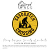 Personalized Sasquatch Crossing Round Metal Sign – Rustic Woodland Decor, Perfect Gift for Bigfoot Enthusiasts - Image 3