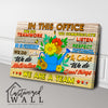 Personalized Office Wall Art - Inspiring Teamwork & Motivation Canvas Decor - Unique Gift for Colleagues, Boss, Office Team - Image 3