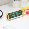 Personalized Floral Acrylic Desk Block - Custom Nameplate for Office and Gift - Elegant Creative Director Design - Image 4