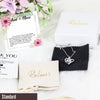 Elegant Aunt & Niece Message Card Necklace - Personalized Gift with Premium Craftsmanship & Heartfelt Connection - Image 4
