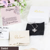 Personalized Daughter Necklace with Inspirational Message Card – Sterling Silver Knot Pendant for Special Occasions - Image 4
