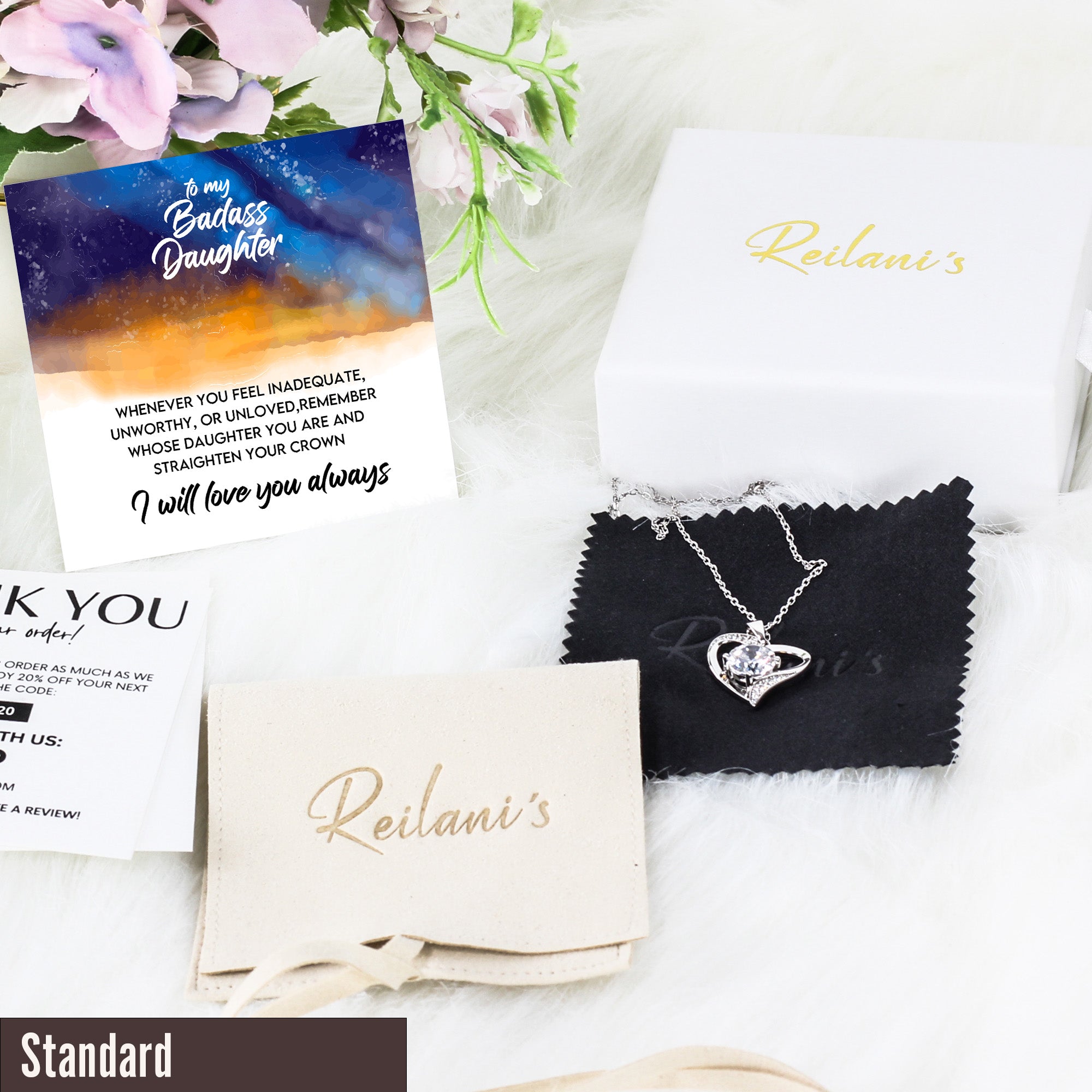 Personalized Necklace for Daughters with Heartfelt Message Card - Empower and Inspire with Premium Craftsmanship - Image 4