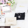 Elegant Personalized Bonus Mom Necklace with Heartfelt Message Card - Perfect Handmade Gift for Mother's Day or Special Occasions - Image 4